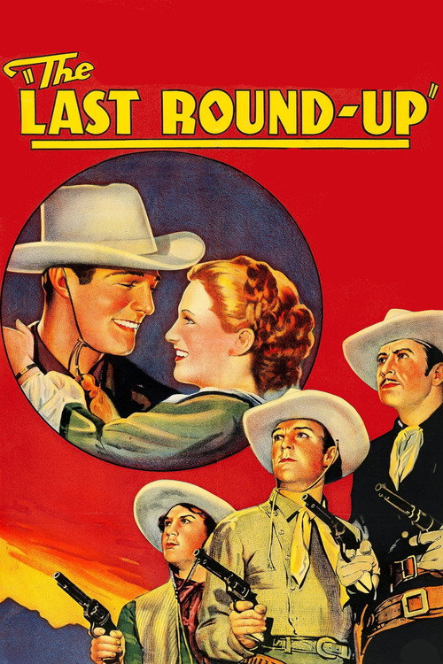 Movie poster for The Last Round-up (1934)