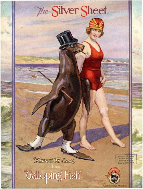 Movie poster for The Galloping Fish (1924)
