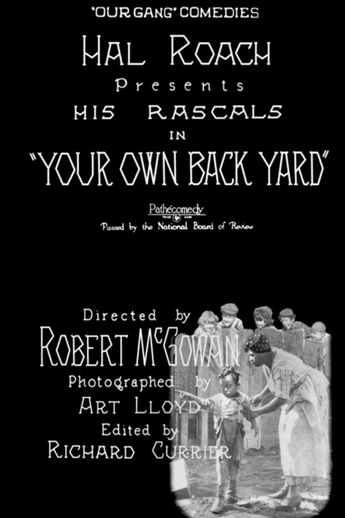 Movie poster for Your Own Back Yard (1925)