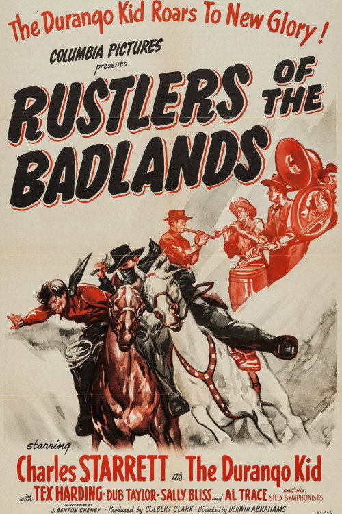 Movie poster for Rustlers of the Badlands (1945)