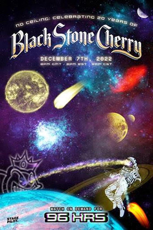 Movie poster for NO CEILING: Celebrating 20 Years of Black Stone Cherry (2022)