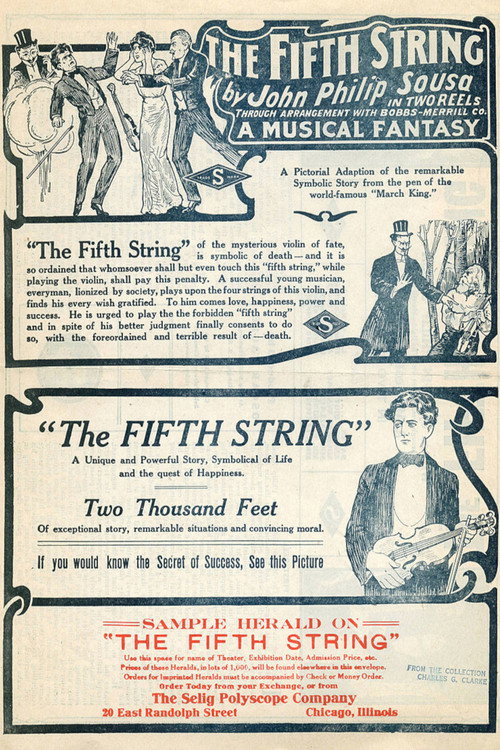 Movie poster for The Fifth String (1913)