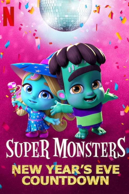 Movie poster for Super Monsters: New Year's Eve Countdown (2018)
