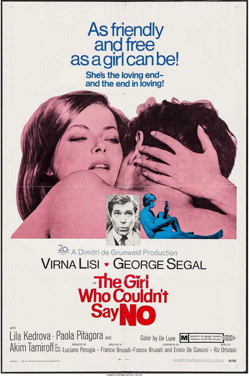 Movie poster for The Girl Who Couldn't Say No (1968)