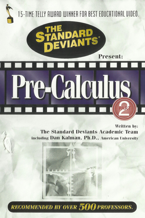 Movie poster for The Standard Deviants: The Dangerous World of Pre-Calculus, Part 2 (1996)