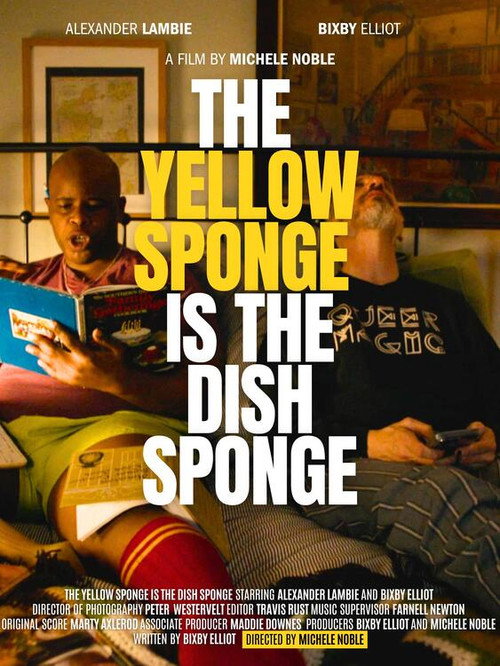 Movie poster for The Yellow Sponge is the Dish Sponge (2024)