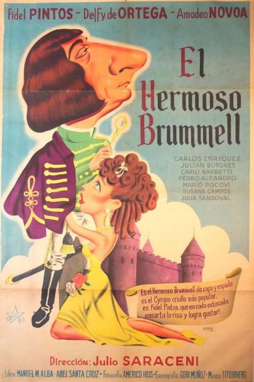 Movie poster for El hermoso Brummel (1951)
