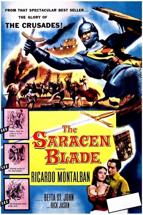 Movie poster for The Saracen Blade (1954)