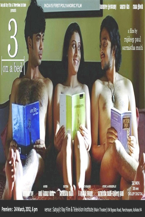 Movie poster for 3 On a Bed (2012)