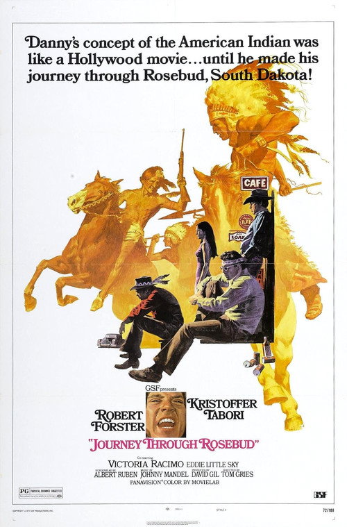 Movie poster for Journey Through Rosebud (1972)