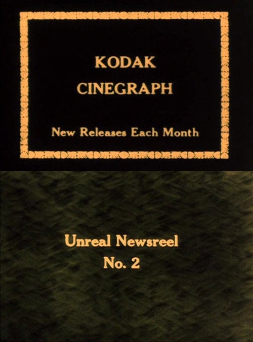 Movie poster for Unreal News Reel (1923)