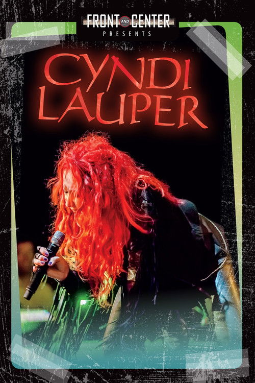 Movie poster for Cyndi Lauper - Front and Center Presents (2015)