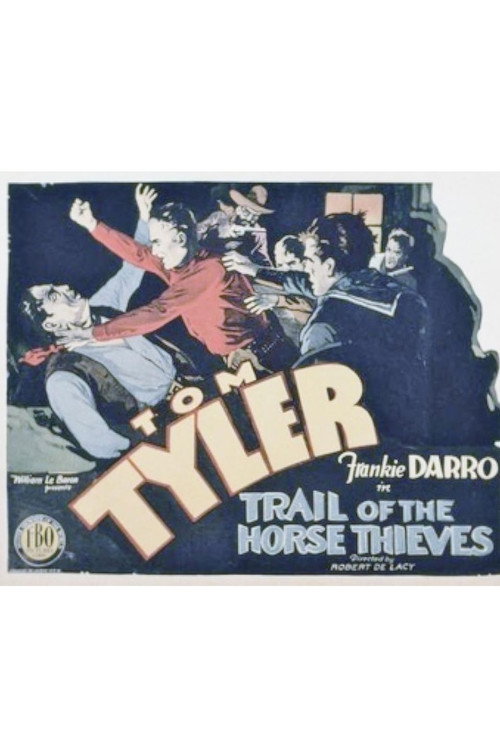 Movie poster for Trail of the Horse Thieves (1929)