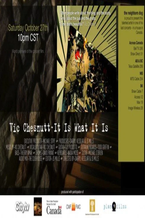Movie poster for Vic Chesnutt - IT IS WHAT IT IS (2012)