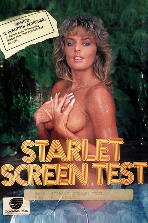 Movie poster for Starlet Screen Test (1986)