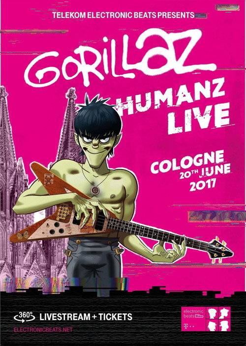 Movie poster for Gorillaz | Humanz Live in Cologne (2017)