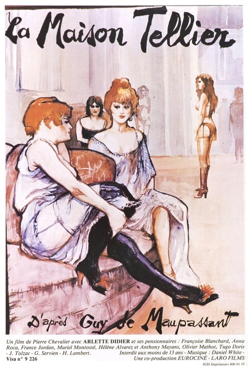 Movie poster for La Maison Tellier (1982)