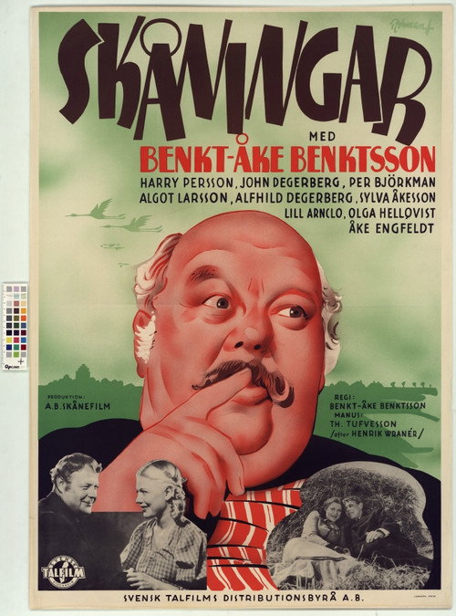 Movie poster for Skåningar (1944)