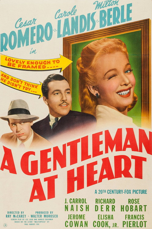 Movie poster for A Gentleman at Heart (1942)