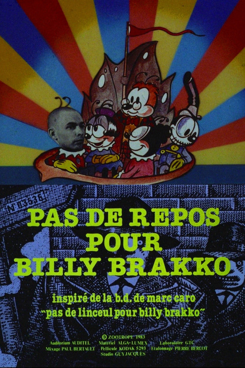 Movie poster for No Rest for Billy Brakko (1983)