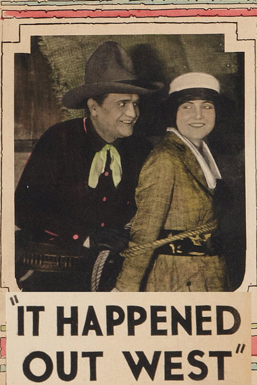 Movie poster for It Happened Out West (1923)