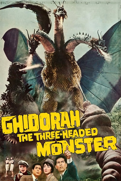 Movie poster for Ghidorah, the Three-Headed Monster (1964)
