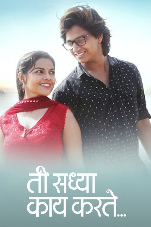 Movie poster for Ti Saddhya Kay Karte (2017)