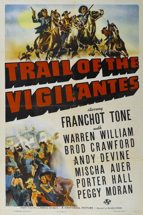 Movie poster for Trail of the Vigilantes (1940)