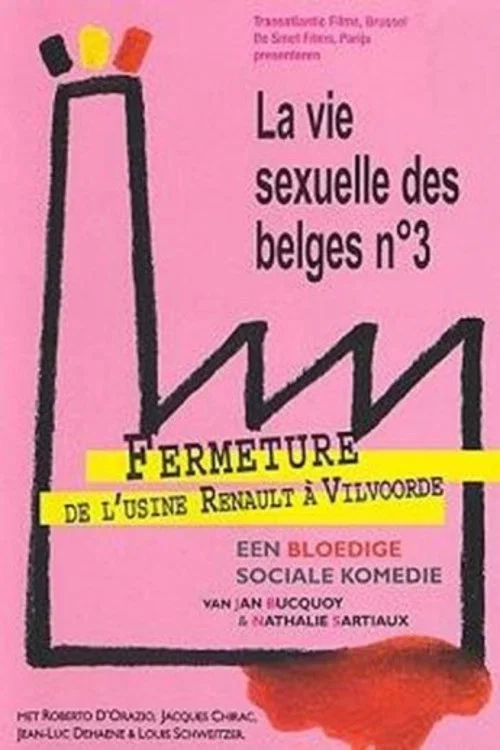 Movie poster for La Vie sexuelle des Belges partie 3 - Fermeture de l'usine Renault à Vilvoorde (1999)