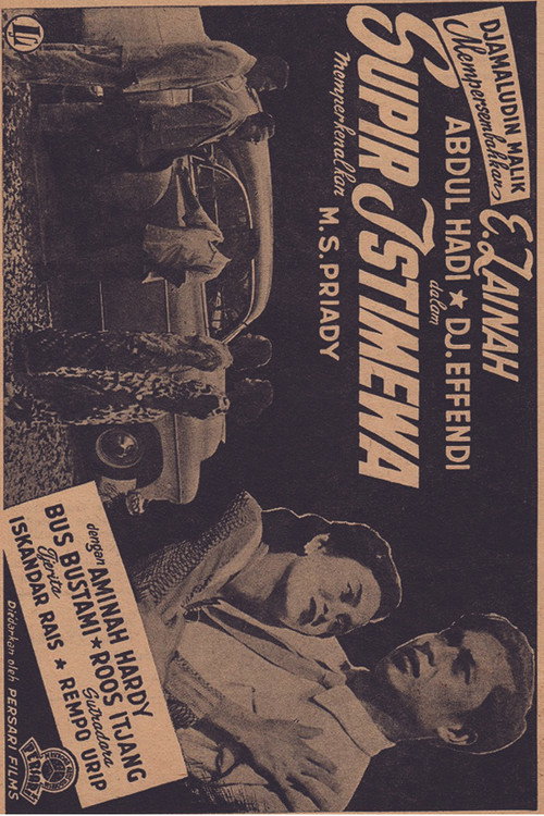 Movie poster for Supir Istimewa (1954)