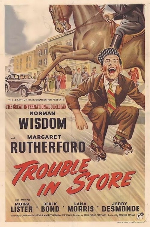Movie poster for Trouble in Store (1953)