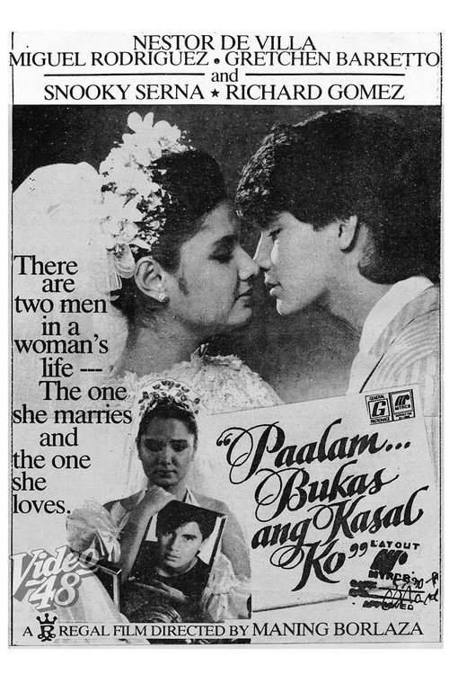 Movie poster for Paalam... Bukas Ang Kasal Ko (1986)