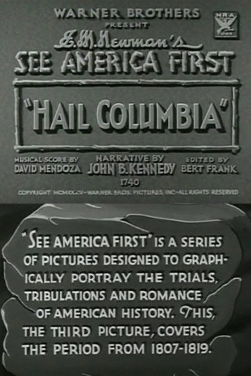 Movie poster for Hail Columbia (1934)