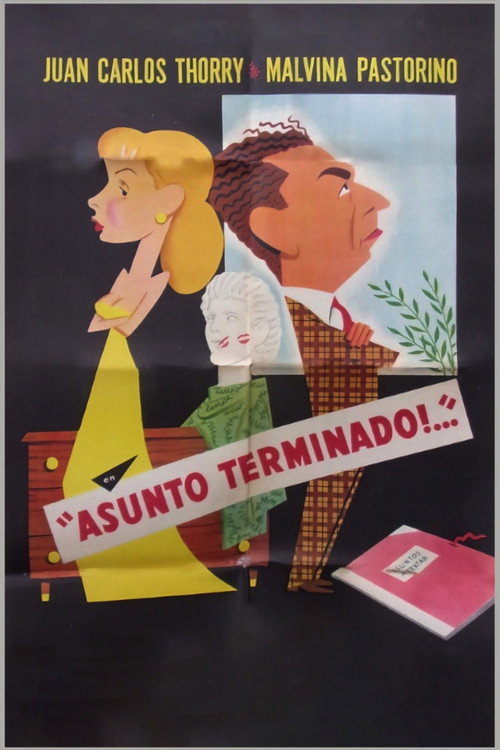 Movie poster for Finished Business (1953)