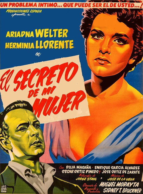 Movie poster for El secreto de mi mujer (1955)