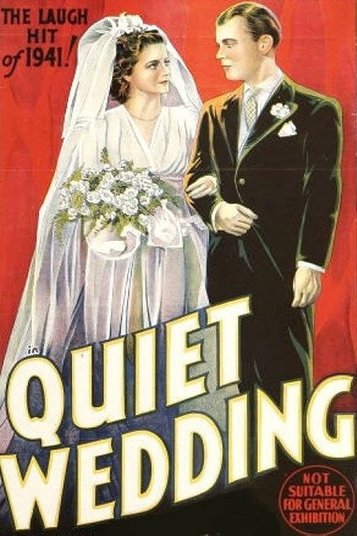 Movie poster for Quiet Wedding (1941)