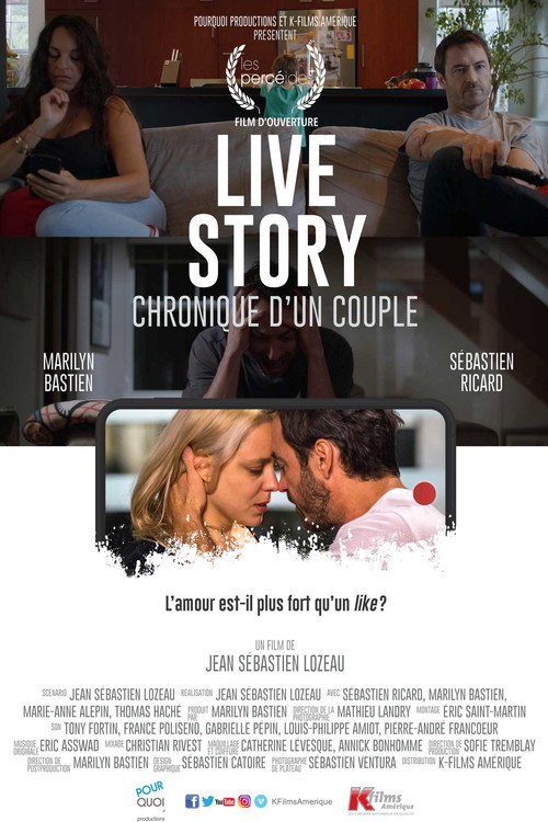 Movie poster for Live Story, Chronique d’un couple (2021)