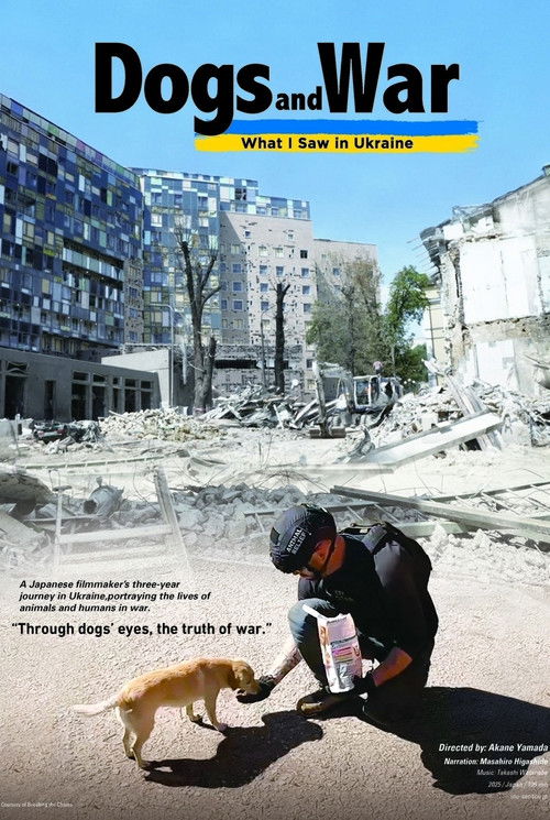 Movie poster for Dogs and War: What I saw in Ukraine (2025)