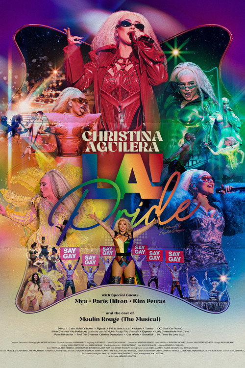 Movie poster for Christina Aguilera - LA Pride (2022)