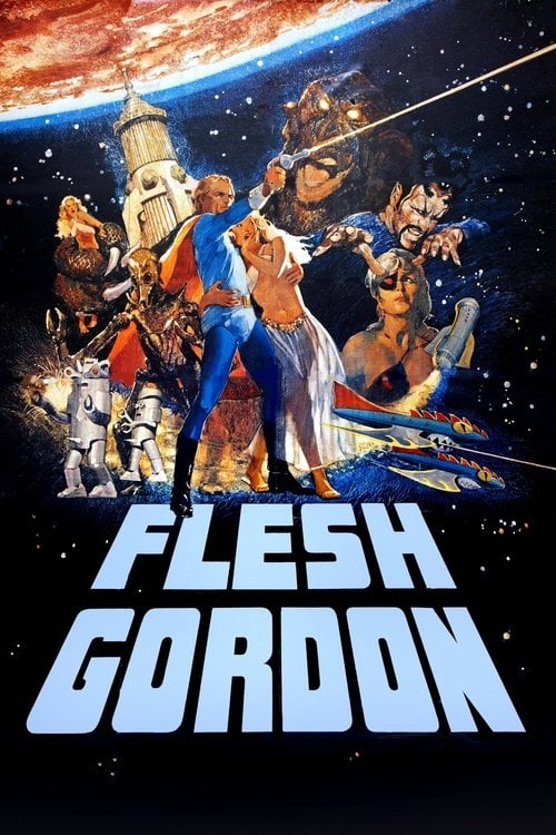 Movie poster for Flesh Gordon (1974)