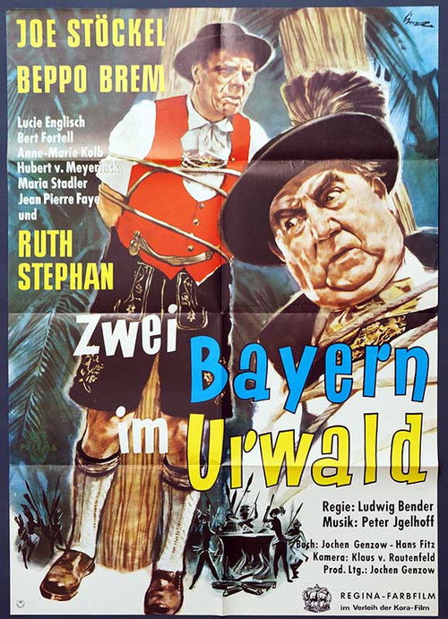 Movie poster for Zwei Bayern im Urwald (1957)
