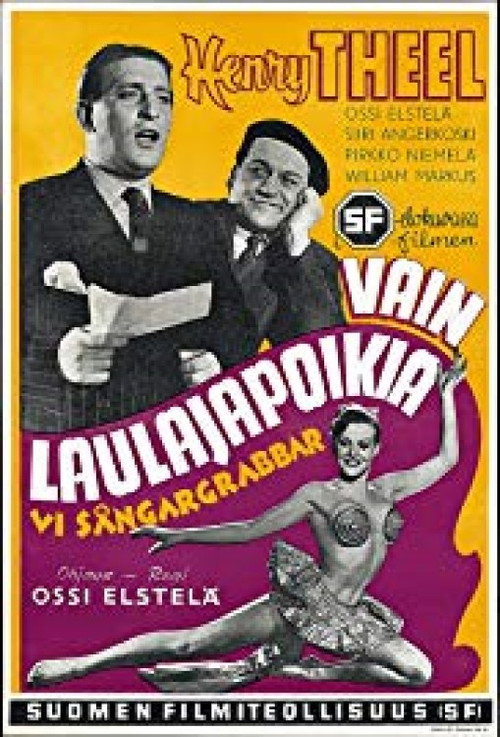 Movie poster for Vain laulajapoikia (1951)