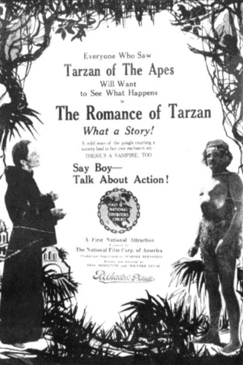 Movie poster for The Romance of Tarzan (1918)