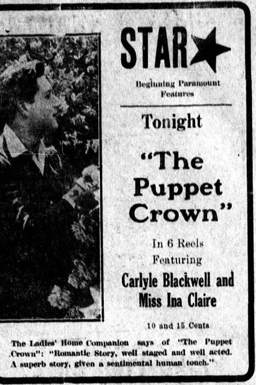 Movie poster for The Puppet Crown (1915)