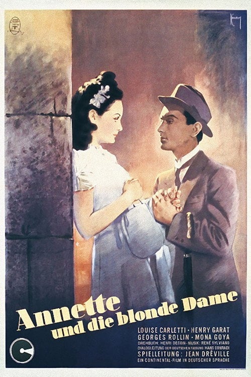 Movie poster for Annette and the Blonde Woman (1942)