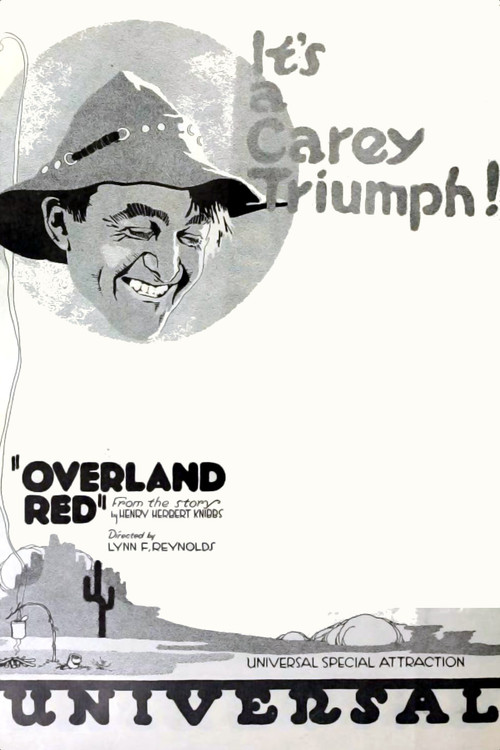 Movie poster for Overland Red (1920)
