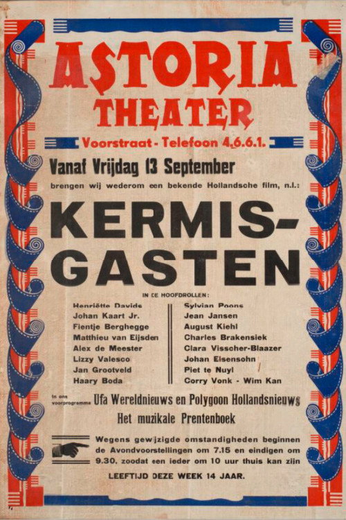 Movie poster for Kermisgasten (1936)