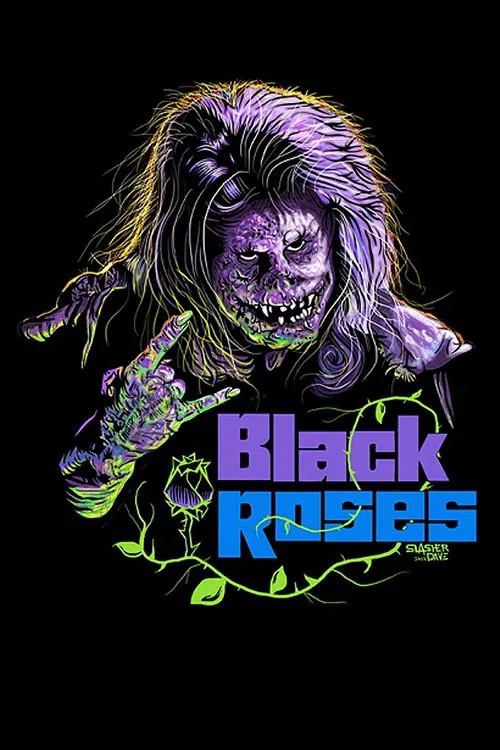Movie poster for Black Roses (1988)