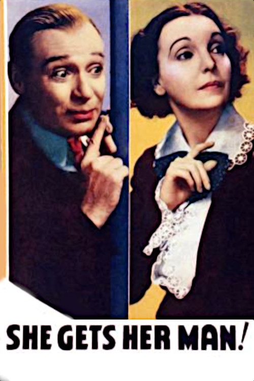 Movie poster for She Gets Her Man (1935)