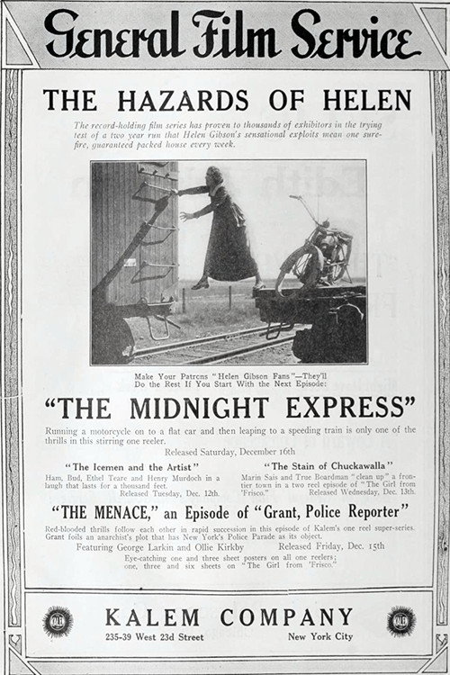 Movie poster for The Midnight Express (1916)